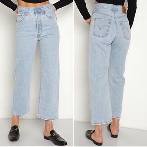 Levi’s ribcage straight ankle